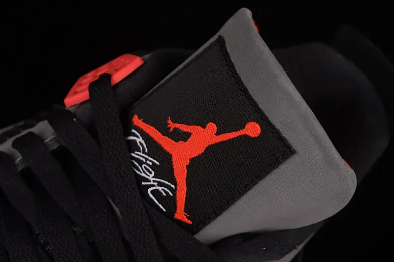 All categories Air Jordan Jordan series basketball shoes Air Jordan 4 foreign trade version Air Jordan 4 Retro "Infrared" AJ4 Joe 4 black gray infrared DH6927-061